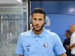 طرد رمضان صبحي في مباراة بيراميدز والبنك الأهلي