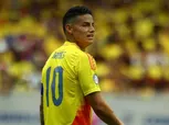 خاميس رودريجيز يستعيد بريقه مع كولومبيا في الشوط الأول ضد باراجواي