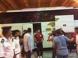بالصور| وصول بعثة المنتخب الوطني لملعب «برج العرب»
