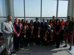 وزير الشباب والرياضة يستقبل بطلات الأولمبياد الخاص بمطار القاهرة