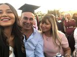 بالصور.. إبراهيم حسن يحتفل بتخرج ابنته من الجامعة الألمانية
