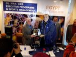 تكريم حسن شحاتة بحفل افتتاح برنامج الإدارة الرياضية بجامعة القاهرة