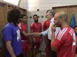 بالصور| رئيس النادي الأوليمبي يجتمع مع لاعبي فريق الكرة لدعمهم قبل بداية الموسم