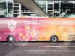 حافلة الزمالك في قطر لنقل بعثة الفريق لمقر الإقامة (صور)