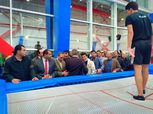 وزير الرياضة يصل نادي الزمالك لافتتاح صالة الجمباز