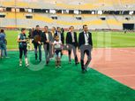 بالصور.. وصول الأهلي وبيراميدز لملعب برج العرب قبل مواجهة كأس مصر