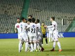 لاعبي الزمالك يحتفلون بـ«الشامي» بعد هدفه في المقاولون