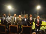 رئيس الاتحاد الافريقي لكرة القدم يحضر إفتتاح إستاد الاسكندرية