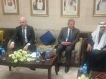بالصور| «عبد العزيز»  يلتقي وزير التسامح بدولة الإمارات ورئيس «فيفا»