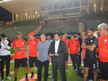 بالصور| منتخب مصر يبدأ استعداداته لدور الـ16 في حضور وزير الرياضة وأبو ريدة