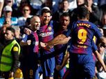 «ميسي وسواريز» يقودان برشلونة أمام إيبار بالدوري الإسباني