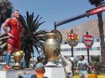 بالصور| سانشيز يفتتح تمثاله الخاص في تشيلي