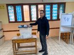 أسامة عبد الكريم يدلي بصوته في الانتخابات الرئاسية
