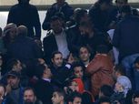 جمال وعلاء مبارك يحضران مباراة مصر وأوغندا بملعب برج العرب