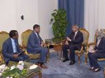«عبد العزيز» يبحث مع نظيره الأثيوبي ونائب وزير الشباب الصومالي التعاون المشترك