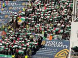 جماهير سيلتك ترفع أعلام فلسطين أمام هارتس في الدوري الإسكتلندي
