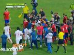 بالفيديو| مشاجرة بين لاعبي الأهلي والزمالك بعد نهاية المباراة