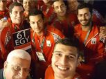 سيلفي لبعثة مصر مع الأحمر قبل رفع العلم في افتتاح الأولمبياد