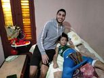 أحمد عادل يزور ناشئ الاتحاد السكندرى بعد تعرضه لإصابة قوية