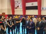 وزير الشباب والرياضة يحفز لاعبي منتخب اليد في المران الأخير بالقاهرة