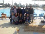 منتخب القاهرة بطل المناطق في السباحة بالزعانف