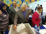 بالصور| حسن حمدي يدلي بصوته في انتخابات الأهلي