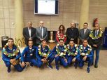 بعد التتويج بـ «كأس العالم»| استقبال رسمي لـ «منتخب الفروسية» في مطار القاهرة
