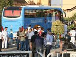 حافلة الأهلي تصل استاد السلام قبل مواجهة وادي دجلة