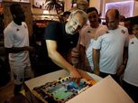 بالصور.. لاعبو بيراميدز يحتفلون بعيد ميلاد ديسابر