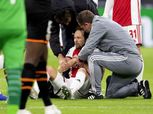 إصابة لاعب أياكس الهولندي بأزمة قلبية