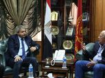 وزير الرياضة يلتقي محافظ بورسعيد قبل زيارة المجمع الرياضي