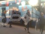 بالصور| حافلة بتروجت تصل بتروسبورت استعدادًا لمواجهة الأهلي