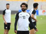 محمد صلاح يوجه التحية للاعبي المنتخب عقب الهدف