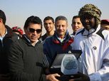 وزير الرياضة يقود ماراثون الدراجات للشباب العربي فى سفح الأهرامات