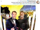 أحمد حسن يشكر كامل أبو علي بعد نجاح حفل الأفضل في أفريقيا