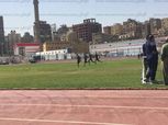 بالصور| حكام مباراة الزمالك وبطل أثيوبيا يؤدون تدريباتهم بملعب "الأبيض"