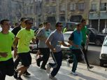 بالصور| وزير الشباب والرياضة يقود ماراثون للجرى بمصر الجديدة
