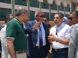وزير الرياضة ومحافظ الإسكندرية يتفقدان إنشاء حمام السباحة الأوليمبي بنادى الاتحاد
