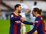 رائعة ميسي وجريزمان في أهداف مباراة برشلونة وويسكا في الدوري الإسباني
