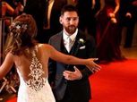 بالفيديو| ميسي يحتفل بوصلة «رقص» مع زوجته أنطونيلا