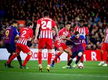 التعادل السلبي يحسم الشوط الأول من مواجهة برشلونة وأتلتيكو مدريد