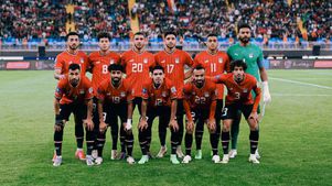 صورة أرشيفية للاعبي منتخب مصر