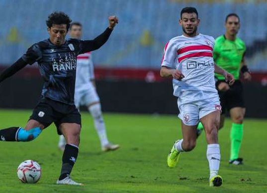 عمرو جمال يفوز بجائزة رجل مباراة الزمالك وفاركو في الدوري