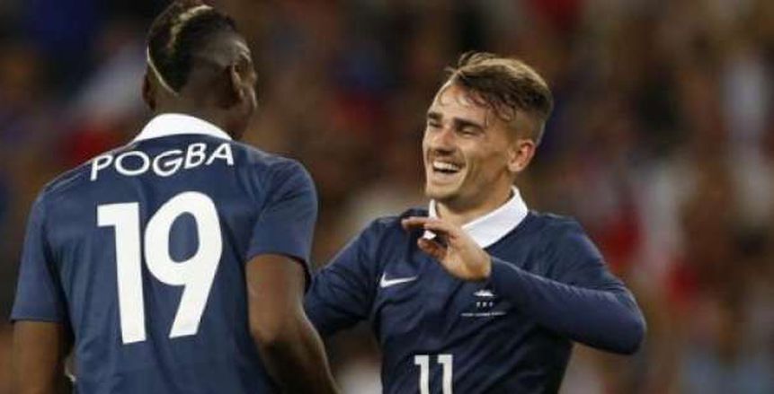 «بوجبا وجريزمان» يقودان فرنسا أمام أمريكا استعدادًا للمونديال