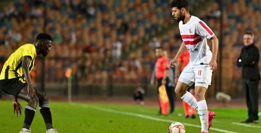 مصطفى شلبي يغيب عن مباراة الزمالك والمقاولون العرب في كأس مصر
