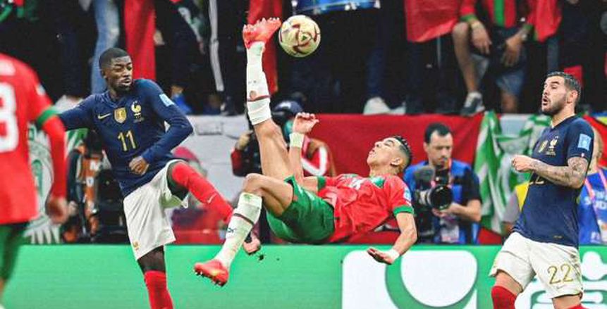 القائم الأيمن يحرم المغرب من هدف خرافي أمام فرنسا بنصف نهائي المونديال