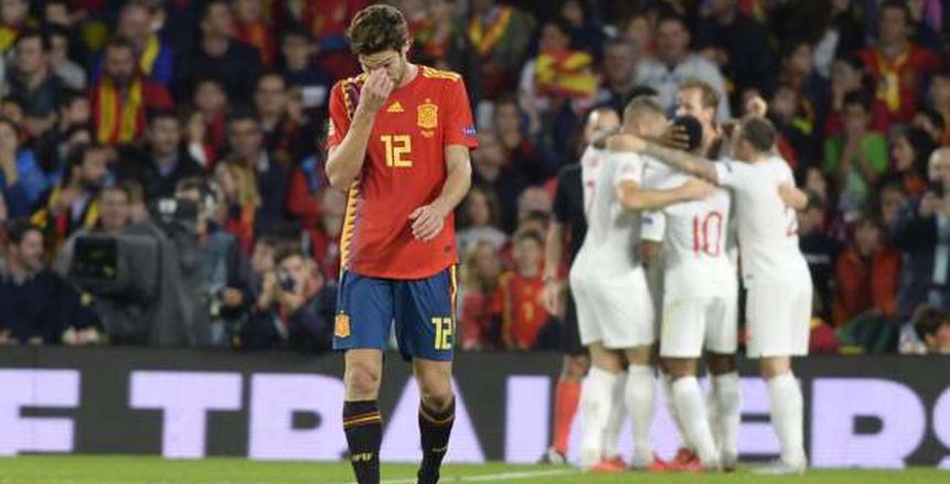بالفيديو| إنجلترا تضرب إسبانيا بثلاثية في الشوط الأول