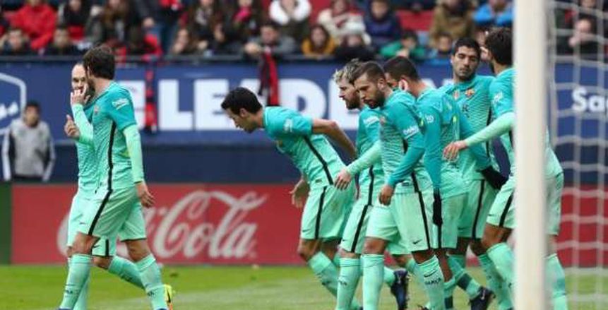 بالفيديو| برشلونة يوقف سلسلة التعادلات بفوز ثلاثي على أوساسونا