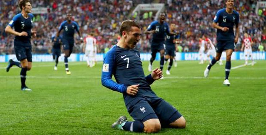 بالفيديو| «جريزمان» يسجل ثاني أهداف فرنسا أمام كرواتيا