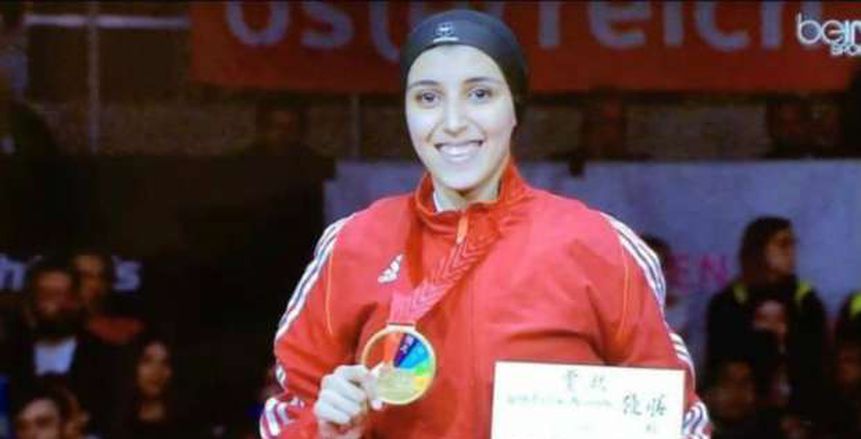 جيانا فاروق تلوم مدرب منتخب مصر على خسارتها ذهبية الدوري العالمي للكاراتيه